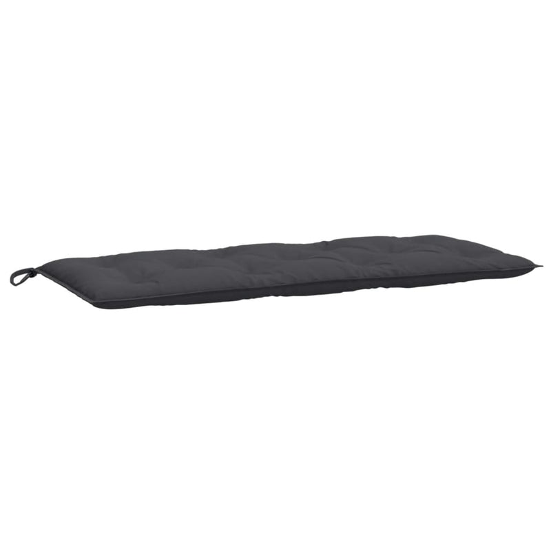Garden Bench Cushions 2 pcs Melange Anthracite 120x50x7 cm Fabric Payday Deals