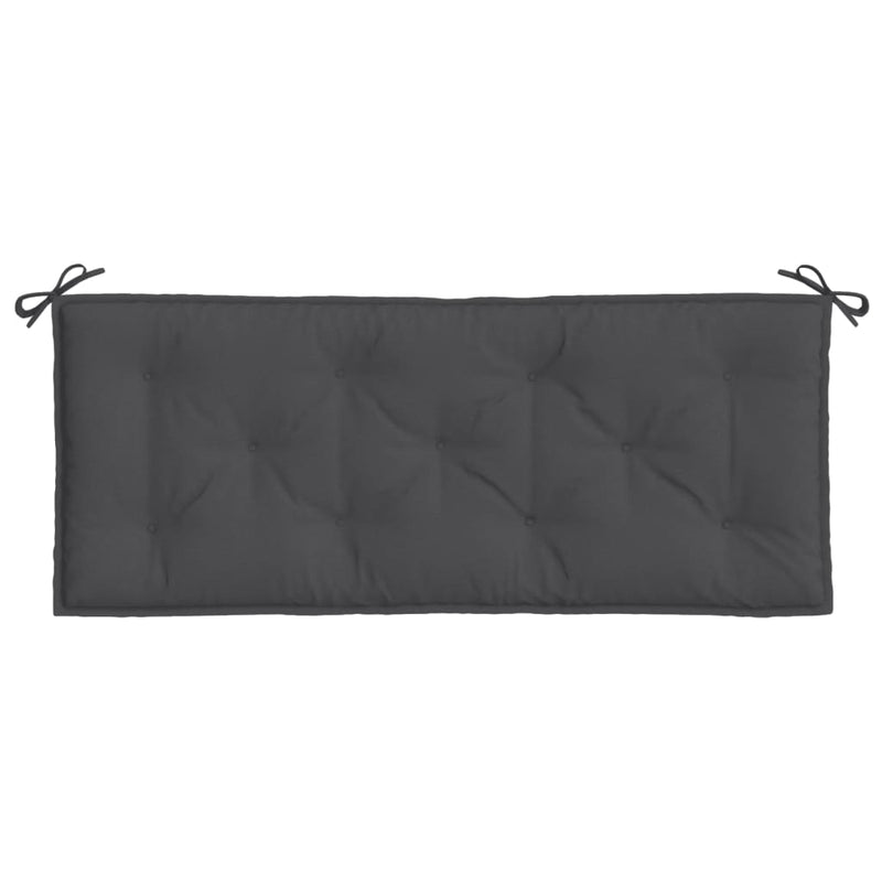 Garden Bench Cushions 2 pcs Melange Anthracite 120x50x7 cm Fabric Payday Deals