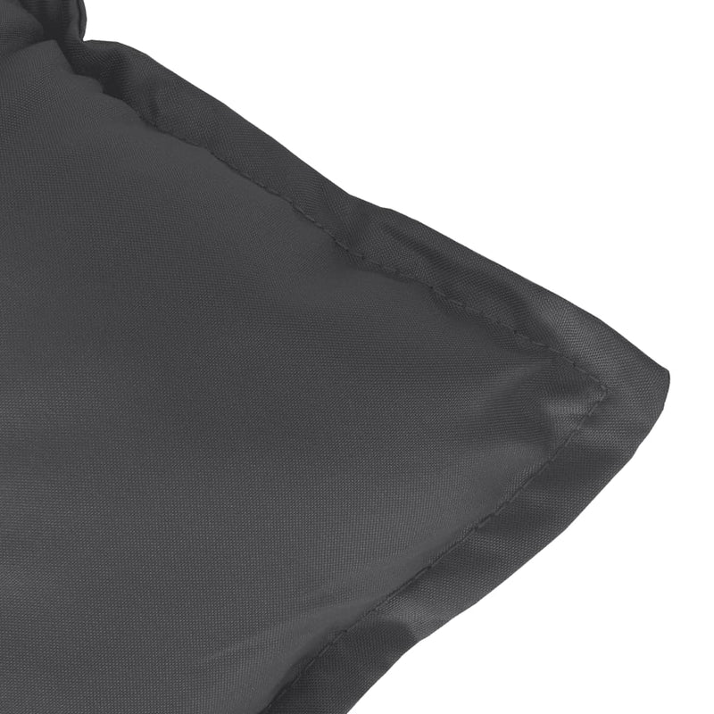 Garden Bench Cushions 2 pcs Melange Anthracite 120x50x7 cm Fabric Payday Deals
