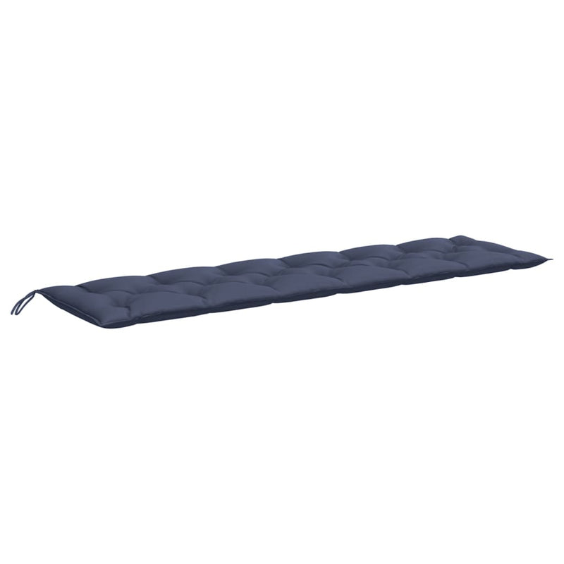 Garden Bench Cushions 2 pcs Navy Blue 200x50x7 cm Oxford Fabric Payday Deals