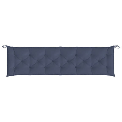 Garden Bench Cushions 2 pcs Navy Blue 200x50x7 cm Oxford Fabric Payday Deals