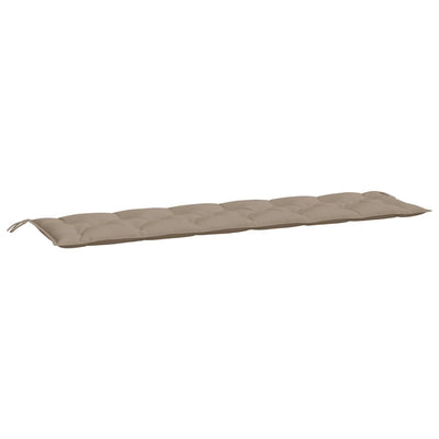 Garden Bench Cushions 2 pcs Taupe 200x50x7 cm Oxford Fabric Payday Deals