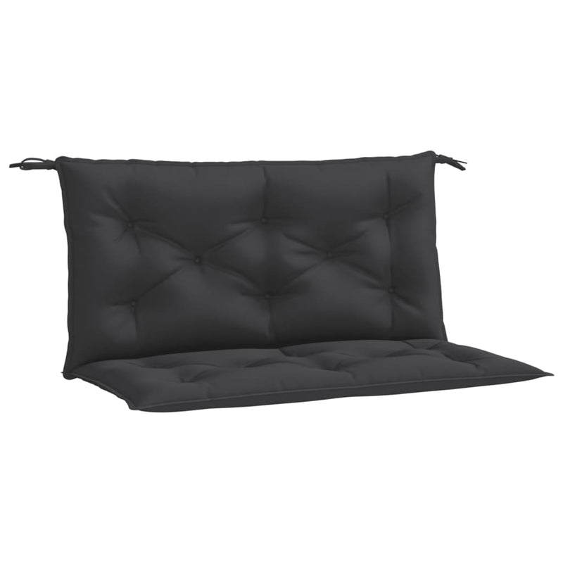 Garden Bench Cushions 2pcs Black 100x50x7 cm Oxford Fabric Payday Deals