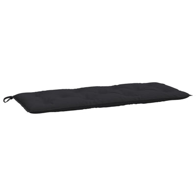 Garden Bench Cushions 2pcs Black 120x50x7cm Oxford Fabric Payday Deals