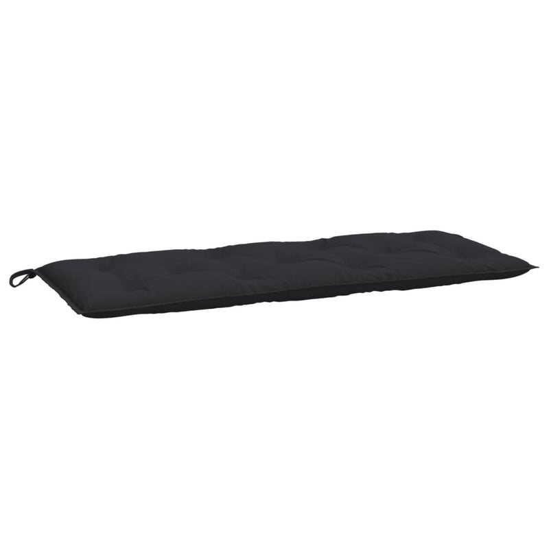 Garden Bench Cushions 2pcs Black 120x50x7cm Oxford Fabric Payday Deals