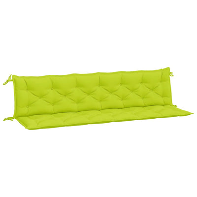 Garden Bench Cushions 2pcs Bright Green 200x50x7cm Oxford Fabric Payday Deals