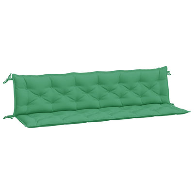 Garden Bench Cushions 2pcs Green 200x50x7cm Oxford Fabric Payday Deals