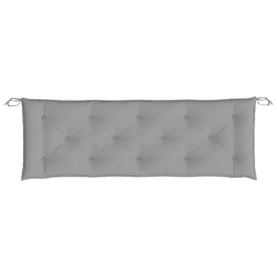 Garden Bench Cushions 2pcs Grey 150x50x7cm Oxford Fabric Payday Deals