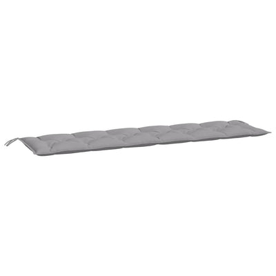 Garden Bench Cushions 2pcs Grey 200x50x7cm Oxford Fabric Payday Deals