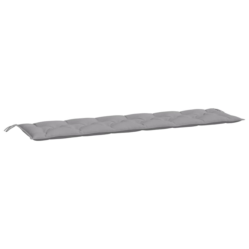 Garden Bench Cushions 2pcs Grey 200x50x7cm Oxford Fabric Payday Deals