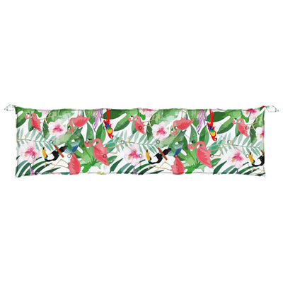 Garden Bench Cushions 2pcs Multicolour 200x50x7cm Fabric Payday Deals