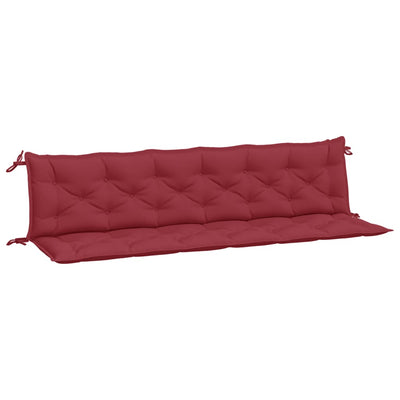 Garden Bench Cushions 2pcs Wine Red 200x50x7cm Oxford Fabric Payday Deals