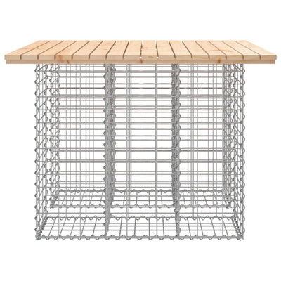 Garden Bench Gabion Design 100x102x72 cm Solid Wood Pine Payday Deals