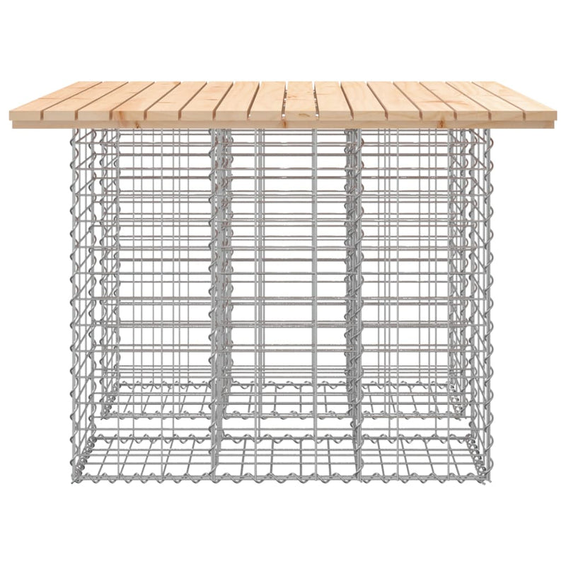 Garden Bench Gabion Design 100x102x72 cm Solid Wood Pine Payday Deals