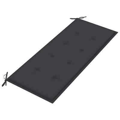 Garden Bench with Cushion 120 cm Bamboo Payday Deals