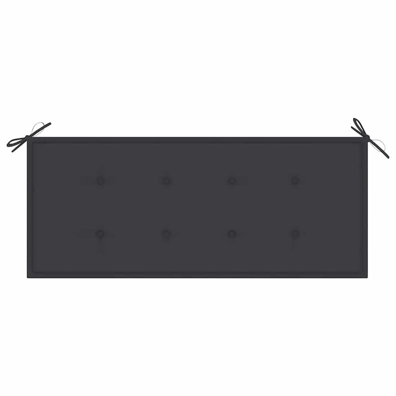 Garden Bench with Cushion 120 cm Bamboo Payday Deals