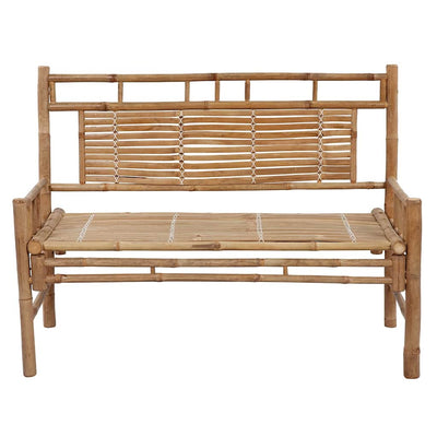 Garden Bench with Cushion 120 cm Bamboo Payday Deals