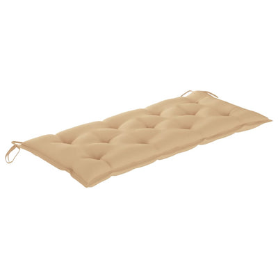 Garden Bench with Cushion 120 cm Bamboo Payday Deals