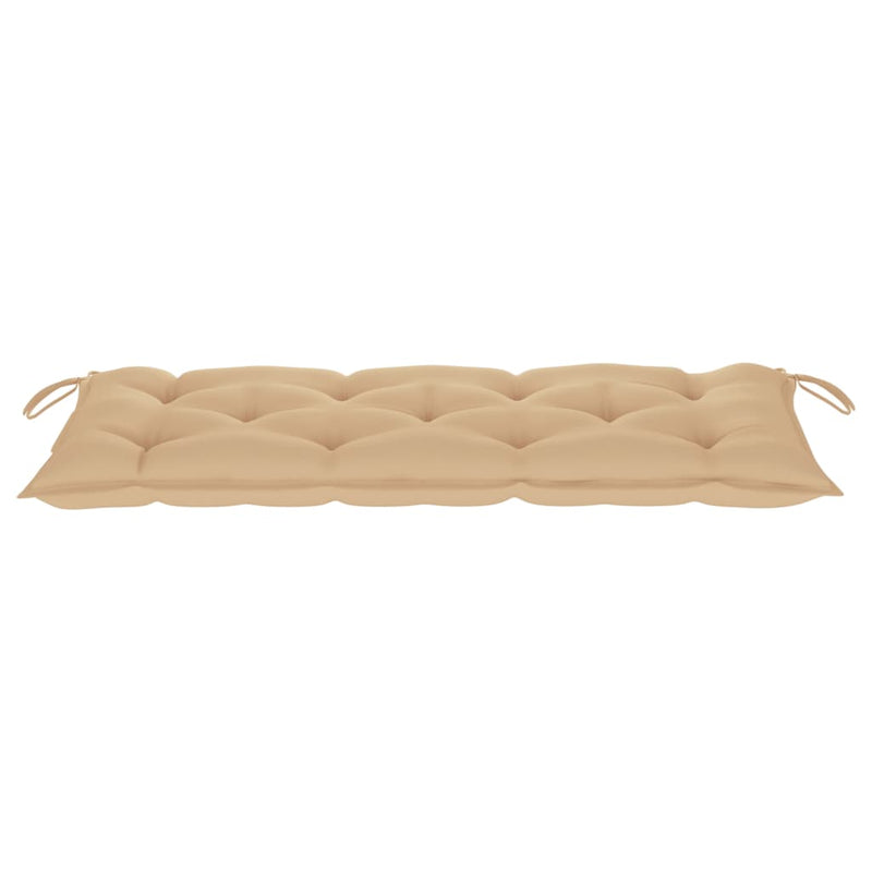 Garden Bench with Cushion 120 cm Bamboo Payday Deals