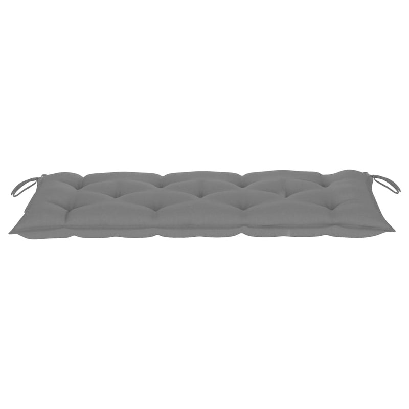 Garden Bench with Cushion 120 cm Solid Acacia Wood Payday Deals