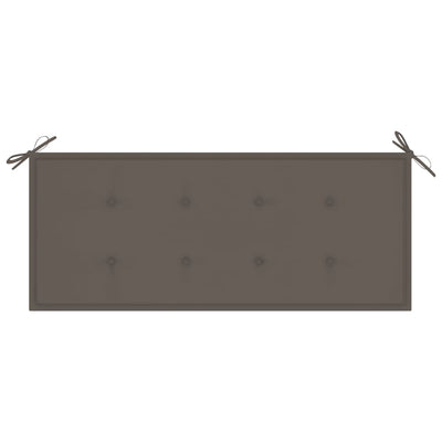 Garden Bench with Cushion 120 cm Solid Acacia Wood Payday Deals