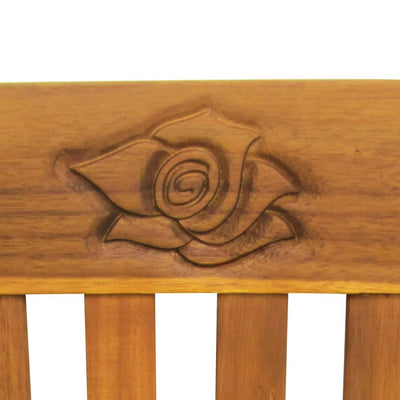 Garden Bench with Cushion 157 cm Solid Acacia Wood Payday Deals