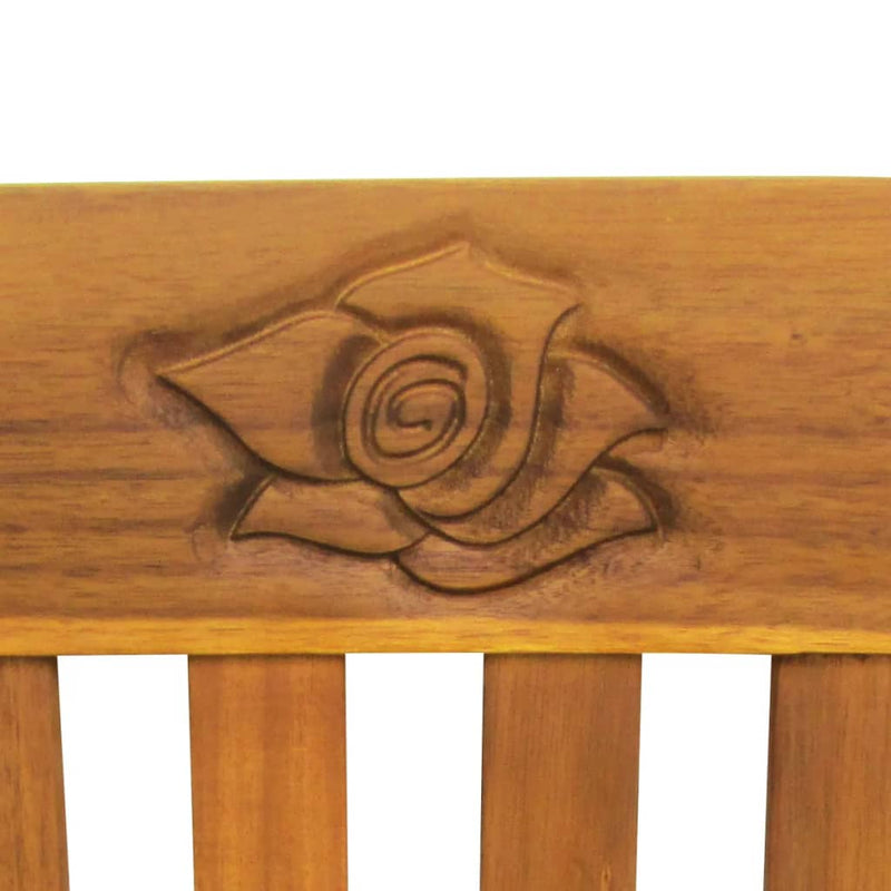 Garden Bench with Cushion 157 cm Solid Acacia Wood Payday Deals