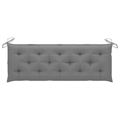 Garden Bench with Cushion 157 cm Solid Acacia Wood Payday Deals