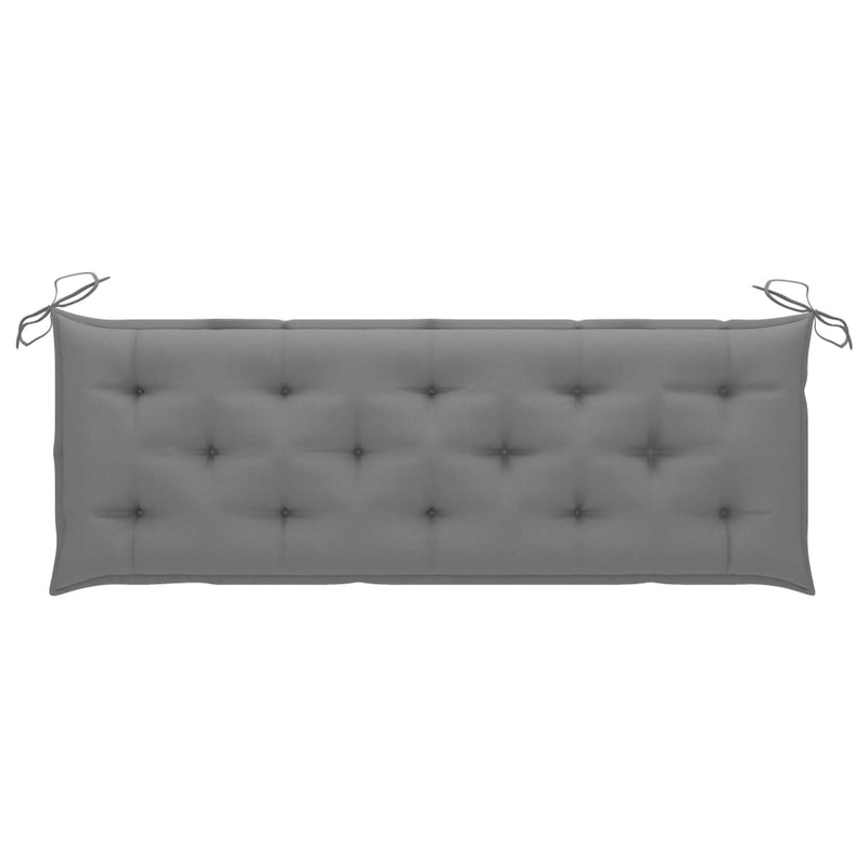 Garden Bench with Cushion 157 cm Solid Acacia Wood Payday Deals