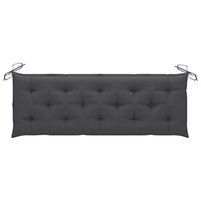 Garden Bench with Cushion 157 cm Solid Acacia Wood Payday Deals