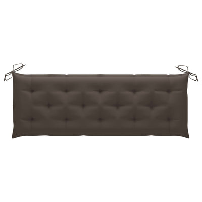 Garden Bench with Cushion 157 cm Solid Acacia Wood Payday Deals