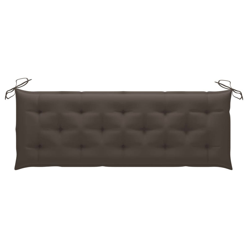 Garden Bench with Cushion 157 cm Solid Acacia Wood Payday Deals