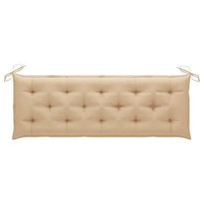 Garden Bench with Cushion 157 cm Solid Acacia Wood Payday Deals