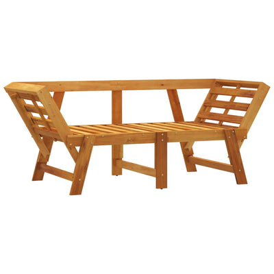 Garden Bench with Cushions 2-in-1 Solid Wood Acacia Payday Deals