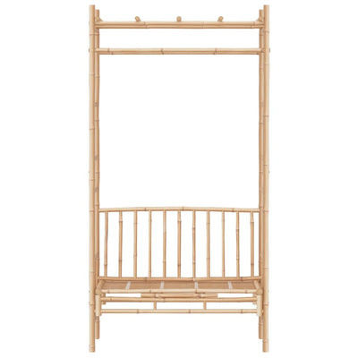 Garden Bench with Pergola 116 cm Bamboo Payday Deals