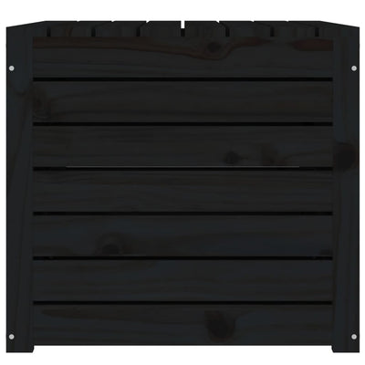 Garden Box Black 101x50.5x46.5 cm Solid Wood Pine Payday Deals