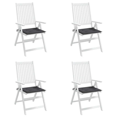 Garden Chair Cushions 4 pcs Anthracite 50x50x3 cm Oxford Fabric Payday Deals