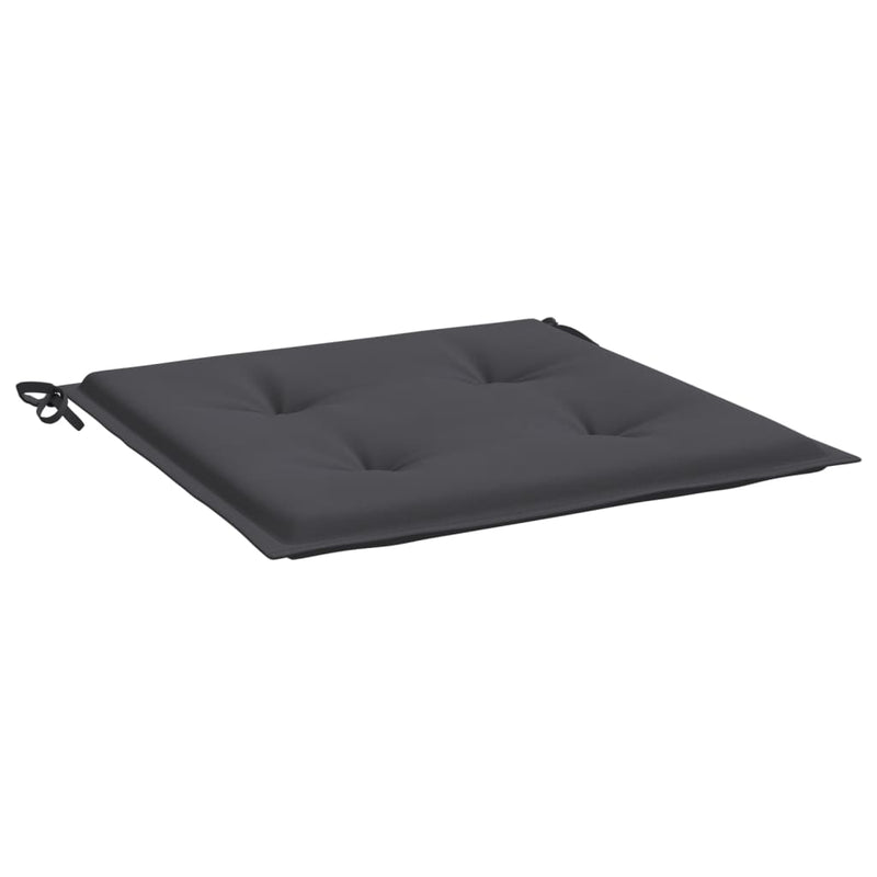 Garden Chair Cushions 4 pcs Anthracite 50x50x3 cm Oxford Fabric Payday Deals