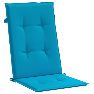 Garden Chair Cushions 4 pcs Blue 120x50x3 cm Payday Deals