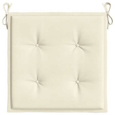 Garden Chair Cushions 6 pcs Cream 40x40x3 cm Oxford Fabric Payday Deals