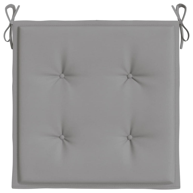 Garden Chair Cushions 6 pcs Grey 40x40x3 cm Fabric Payday Deals