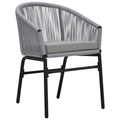 Garden Chairs 2 pcs Anthracite PE Rattan Payday Deals