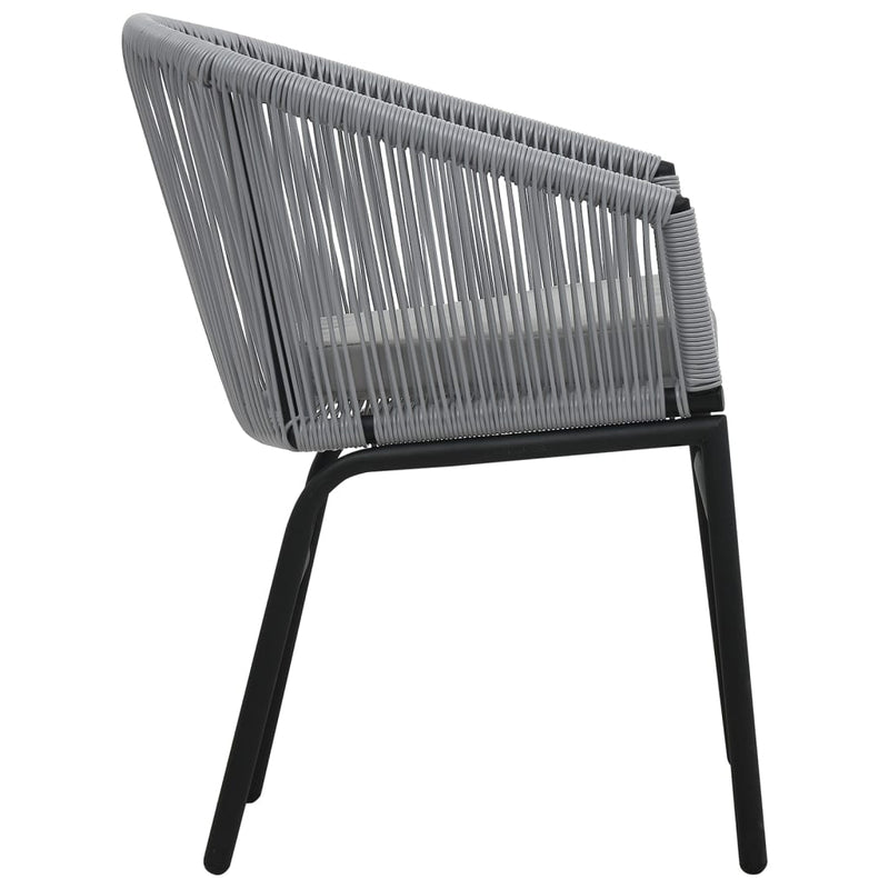 Garden Chairs 2 pcs Anthracite PE Rattan Payday Deals
