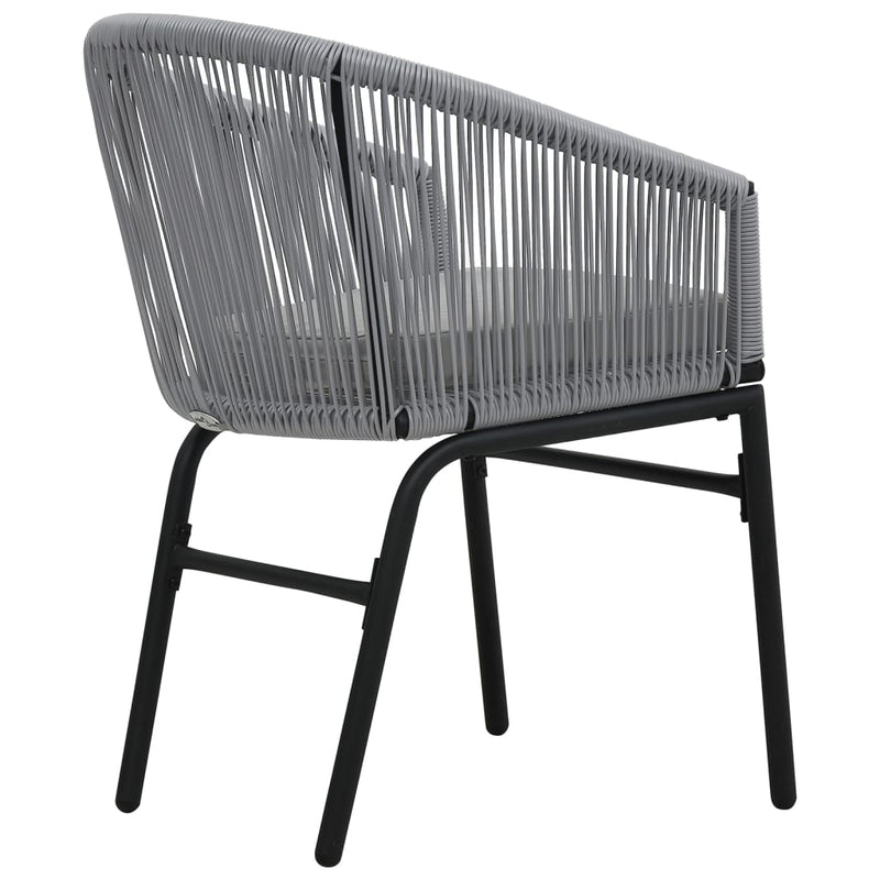 Garden Chairs 2 pcs Anthracite PE Rattan Payday Deals