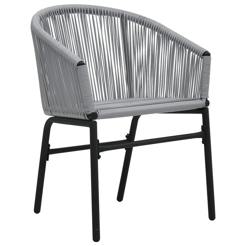 Garden Chairs 2 pcs Anthracite PE Rattan Payday Deals