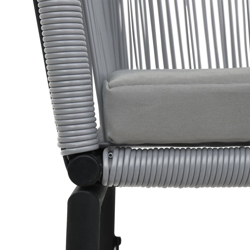 Garden Chairs 2 pcs Anthracite PE Rattan Payday Deals