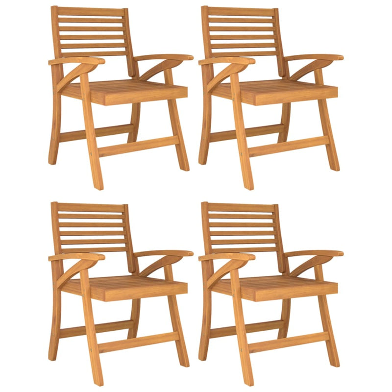 Garden Chairs 4 pcs 58x58x87 cm Solid Wood Acacia Payday Deals