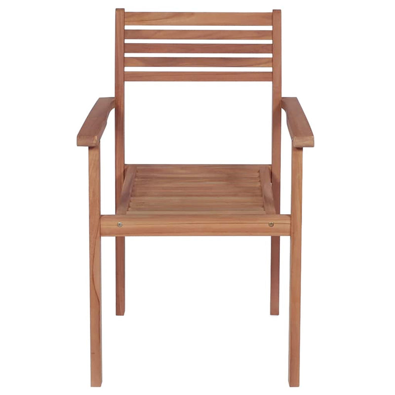 Garden Chairs 4 pcs with Anthracite Cushions Solid Teak Wood Payday Deals