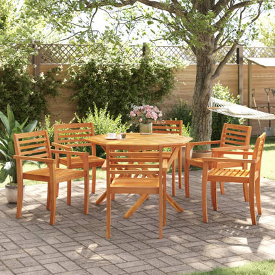 Garden Chairs 6 pcs 59x55x85 cm Solid Wood Acacia Payday Deals