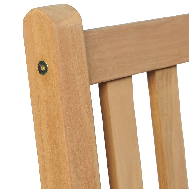 Garden Chairs 6 pcs with Cream Cushions Solid Teak Wood Payday Deals